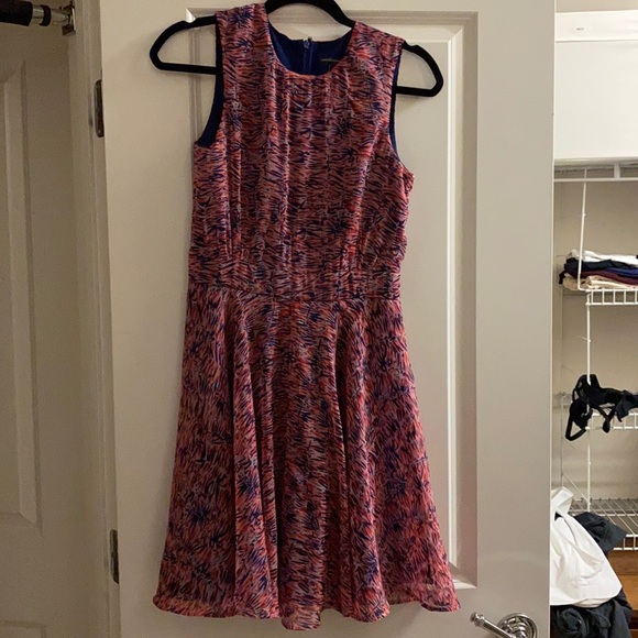 French connection size 6 print dress - Picture 1 of 1